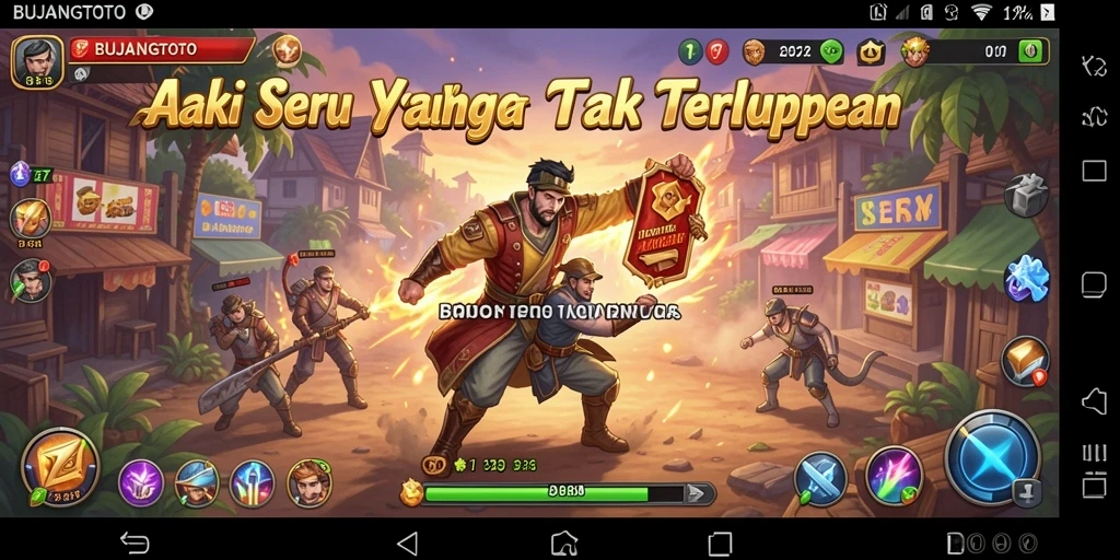 Screenshot gameplay seru dari BUJANGTOTO yang penuh aksi.