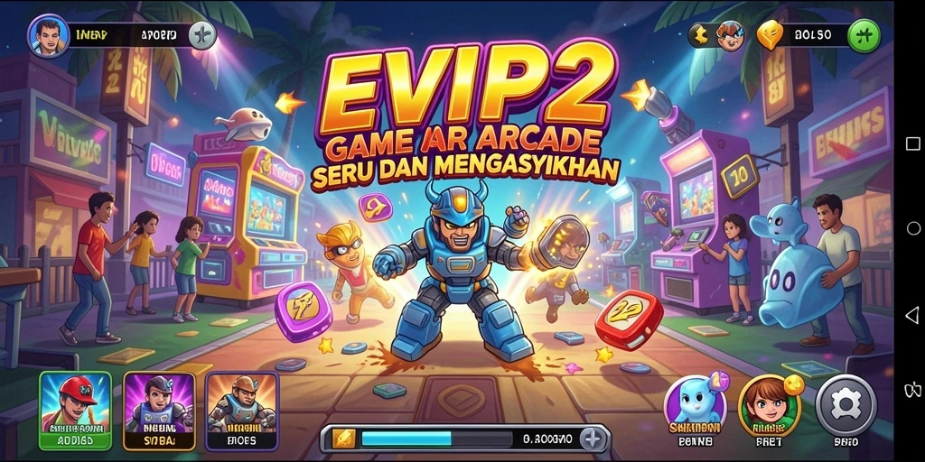 Tangkapan layar gameplay EVIP2 menunjukkan grafis menawan dan tantangan yang mendebarkan.