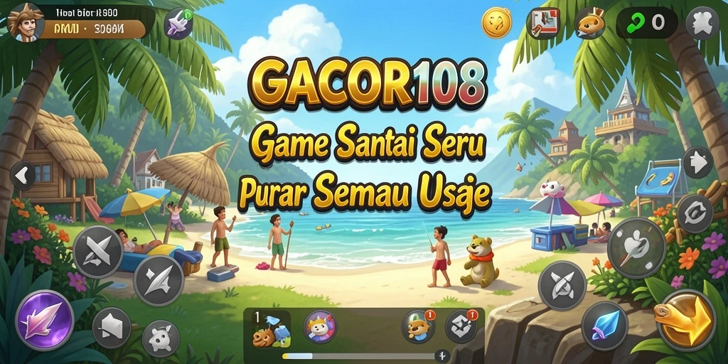 Tangkapan layar GACOR108 yang menunjukkan gameplay santai dan menyenangkan.