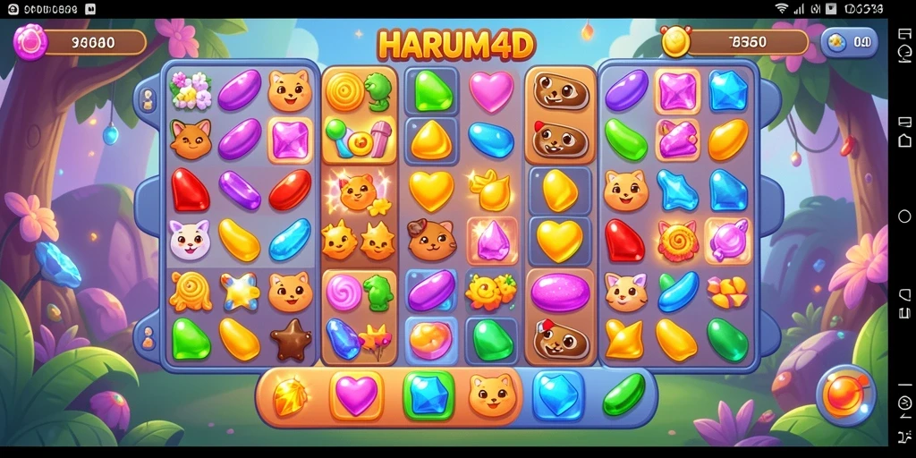 Gameplay seru dan penuh warna dari HARUM4D yang menantang.