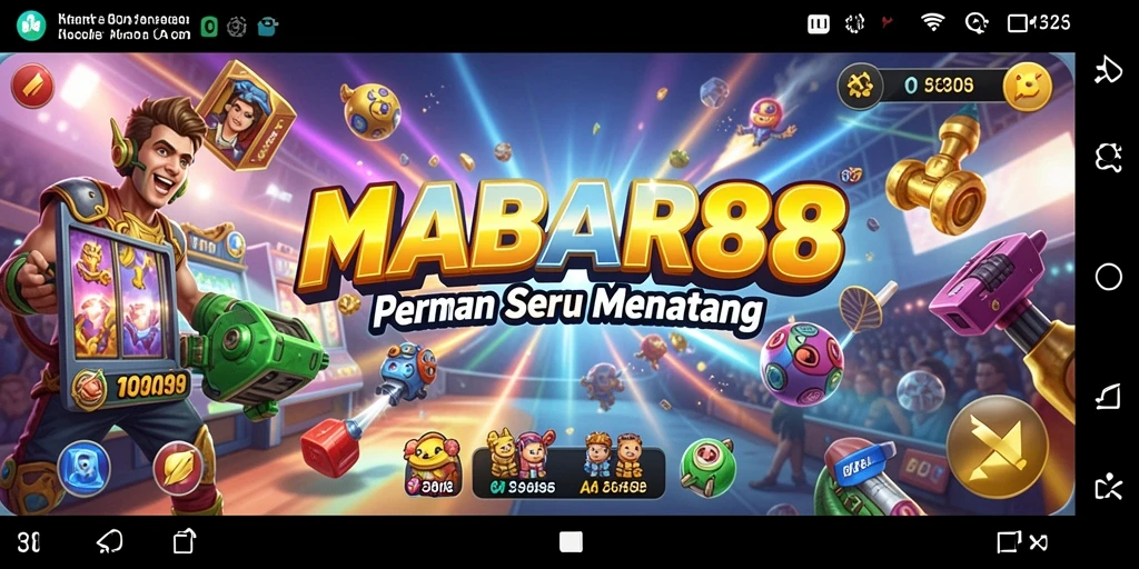 Tampilan gameplay menakjubkan dalam MABAR88 di kategori Arcade.