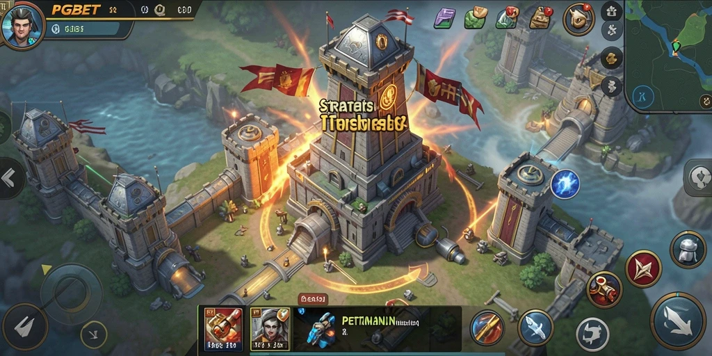 Screenshot PGBET yang menampilkan aksi gameplay Tower Defense yang mendebarkan.