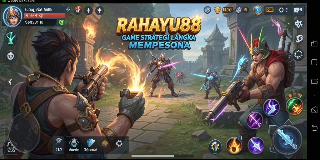 Tampilan gameplay menarik dari RAHAYU88 dengan aksi strategis.